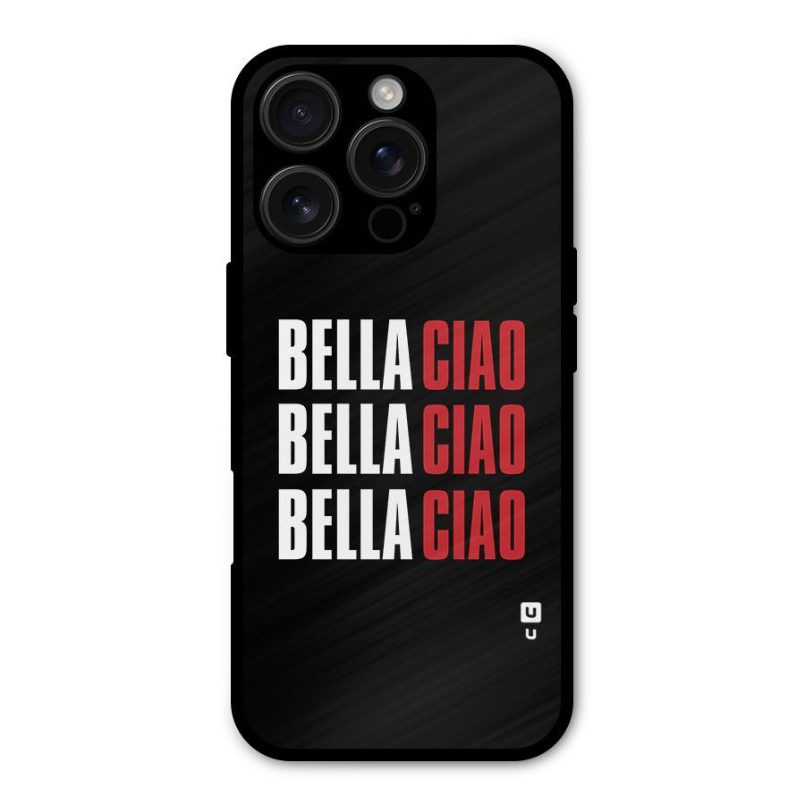 Bella Ciao Bella Ciao Bella Ciao Shockproof Hybrid Protection (Metal + TPU) Back Case Cover