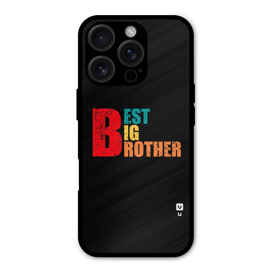 Best Big Brother Shockproof Hybrid Protection (Metal + TPU) Back Case Cover