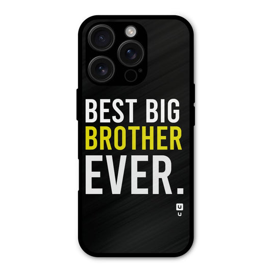 Best Brother Ever Shockproof Hybrid Protection (Metal + TPU) Back Case Cover