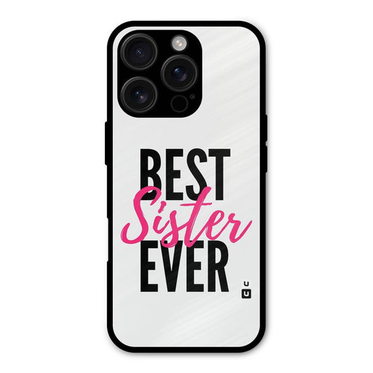 Best Sister Ever Shockproof Hybrid Protection (Metal + TPU) Back Case Cover