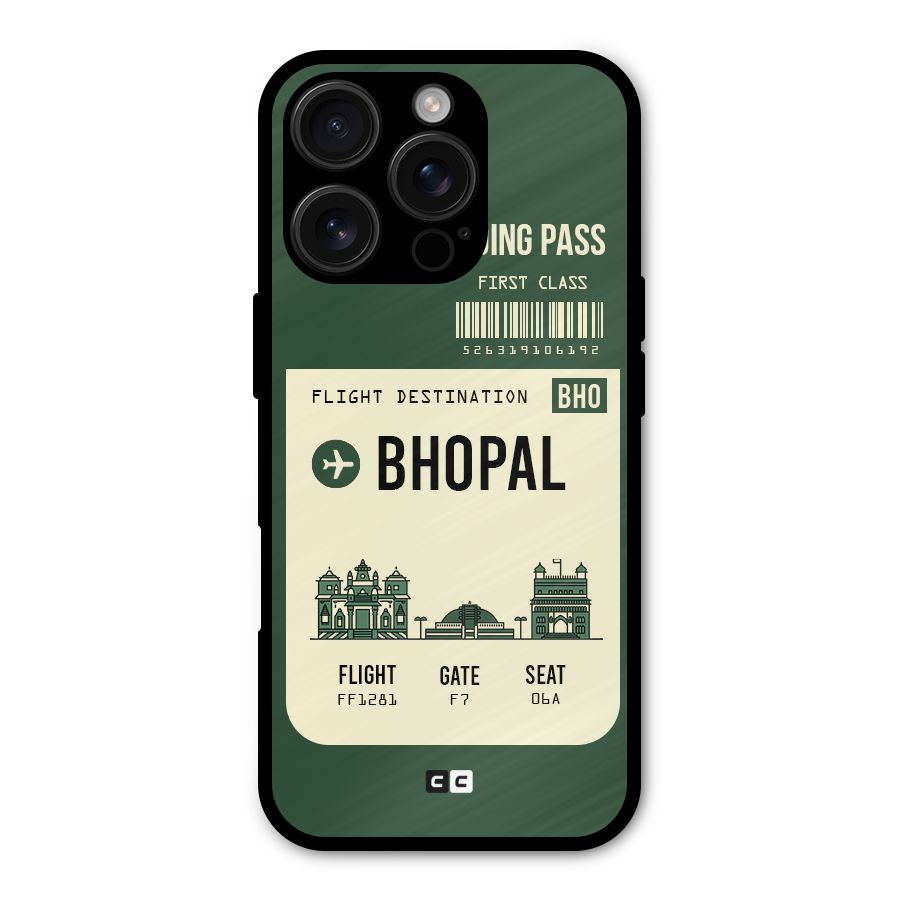 Bhopal Boarding Pass Shockproof Hybrid Protection (Metal + TPU) Back Case Cover