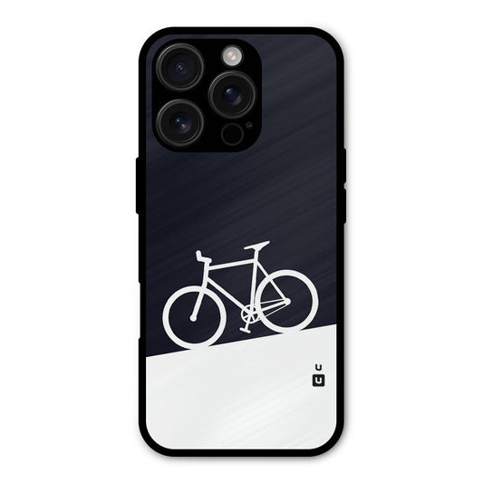 Bicycle Minimal Art Shockproof Hybrid Protection (Metal + TPU) Back Case Cover