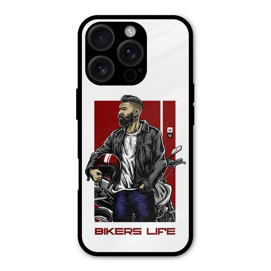 Biker Life Shockproof Hybrid Protection (Metal + TPU) Back Case Cover