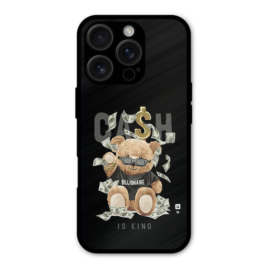 Billionaire Teddy Shockproof Hybrid Protection (Metal + TPU) Back Case Cover