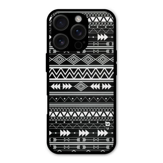 Black Aztec Creativity Shockproof Hybrid Protection (Metal + TPU) Back Case Cover