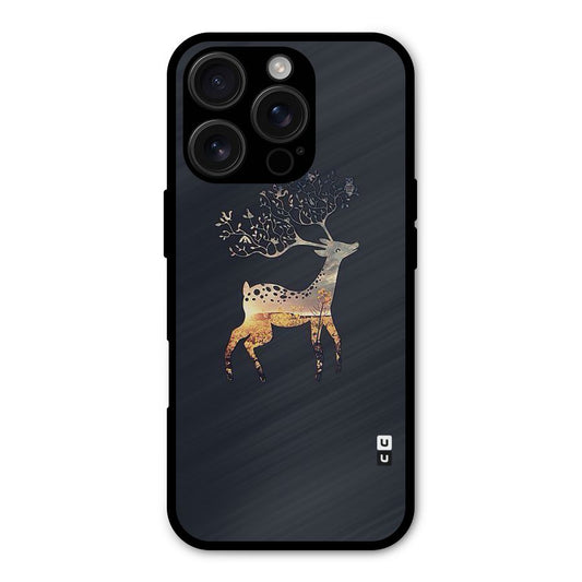 Black Deer Shockproof Hybrid Protection (Metal + TPU) Back Case Cover