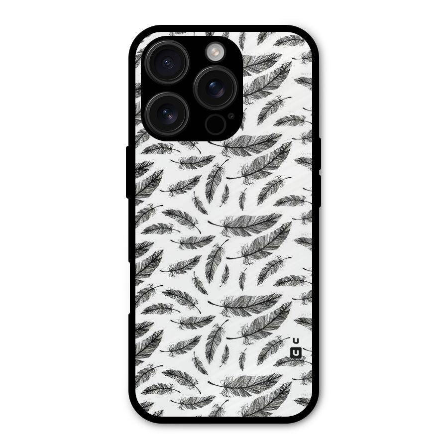 Black Feather Shockproof Hybrid Protection (Metal + TPU) Back Case Cover
