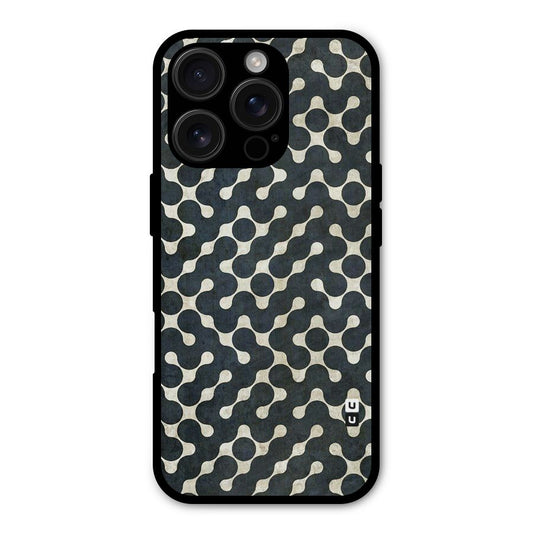 Black Maze Design Shockproof Hybrid Protection (Metal + TPU) Back Case Cover