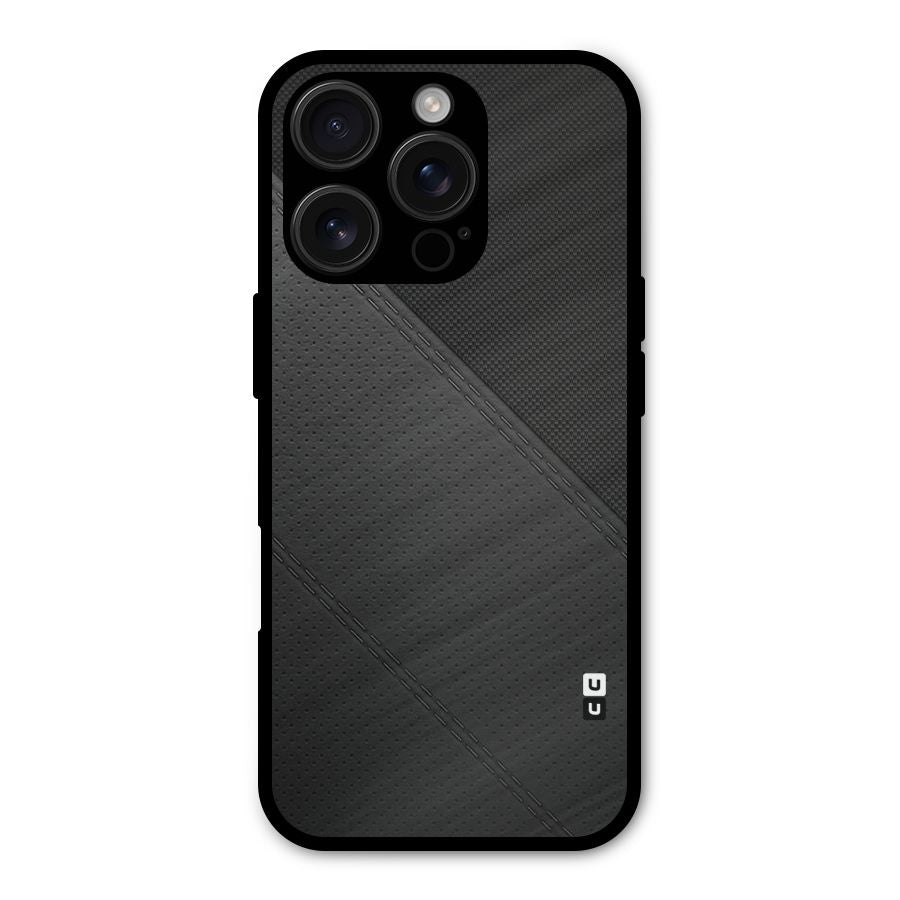 Black Polka Stripe Shockproof Hybrid Protection (Metal + TPU) Back Case Cover