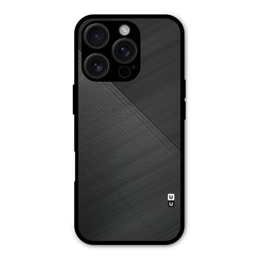 Black Polka Stripe Shockproof Hybrid Protection (Metal + TPU) Back Case Cover