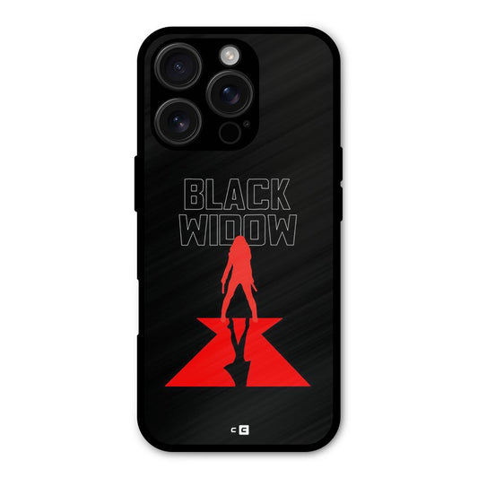 Black Widow Shockproof Hybrid Protection (Metal + TPU) Back Case Cover