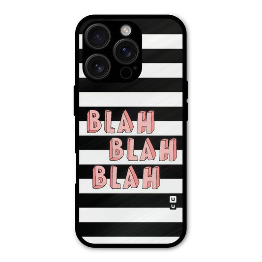 Blah Bold Stripes Shockproof Hybrid Protection (Metal + TPU) Back Case Cover