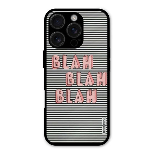 Blah Stripes Shockproof Hybrid Protection (Metal + TPU) Back Case Cover