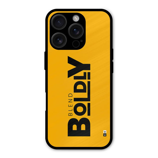 Blend Bold Shockproof Hybrid Protection (Metal + TPU) Back Case Cover