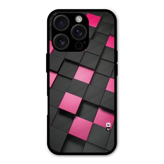 Blocks Diagonal Shockproof Hybrid Protection (Metal + TPU) Back Case Cover
