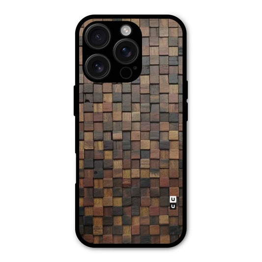 Blocks Of Wood Shockproof Hybrid Protection (Metal + TPU) Back Case Cover