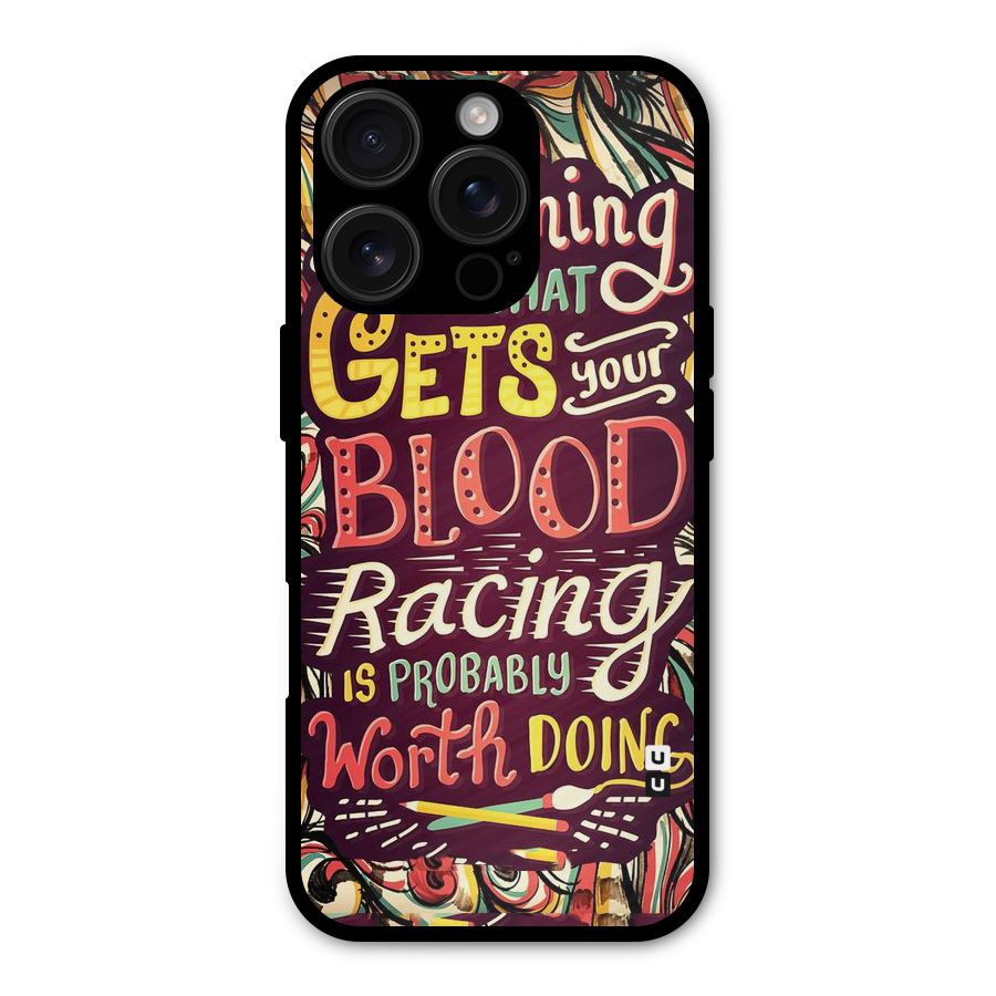 Blood Racing Shockproof Hybrid Protection (Metal + TPU) Back Case Cover