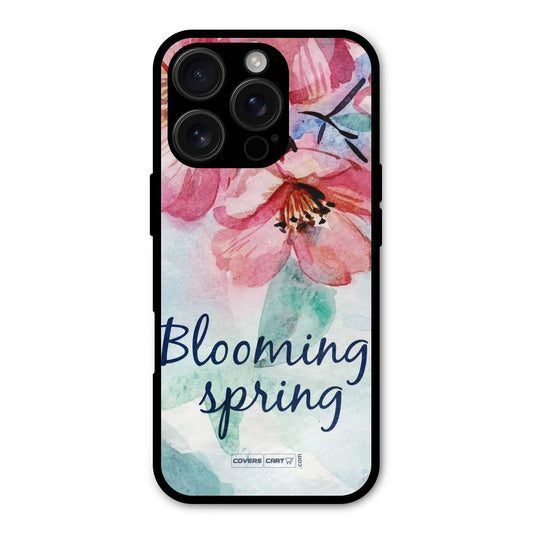 Blooming Spring Shockproof Hybrid Protection (Metal + TPU) Back Case Cover