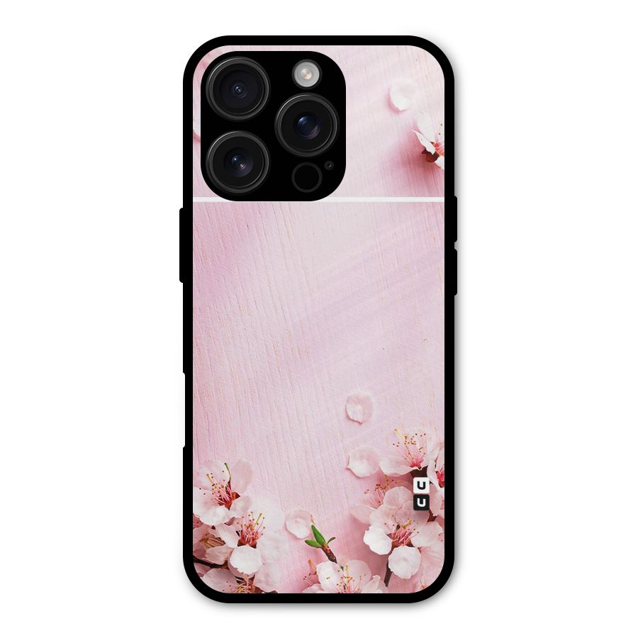 Blossom Frame Pink Shockproof Hybrid Protection (Metal + TPU) Back Case Cover