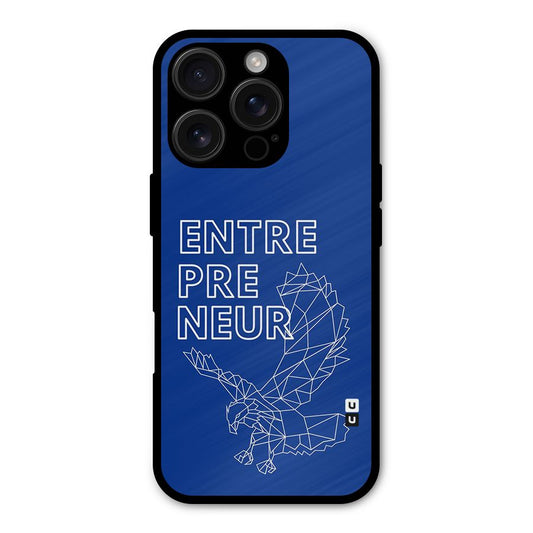 Blue Entrepreneur Shockproof Hybrid Protection (Metal + TPU) Back Case Cover