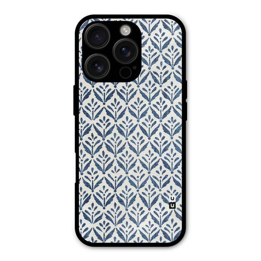 Blue Leaf Shockproof Hybrid Protection (Metal + TPU) Back Case Cover