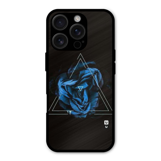 Blue Magic Triangle Shockproof Hybrid Protection (Metal + TPU) Back Case Cover