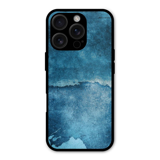 Blue Paint Wall Shockproof Hybrid Protection (Metal + TPU) Back Case Cover