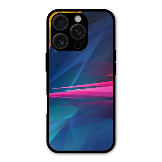Blue Red Abstract Shockproof Hybrid Protection (Metal + TPU) Back Case Cover