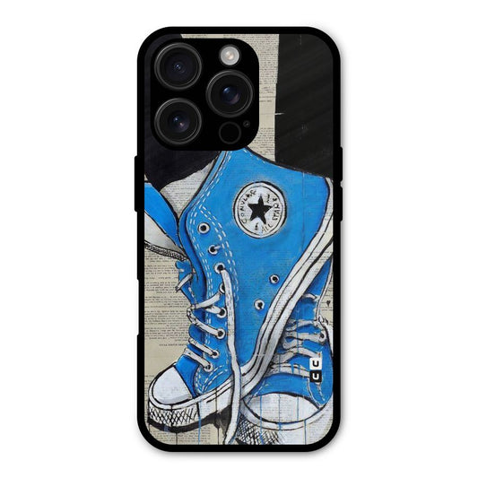Blue Shoes Shockproof Hybrid Protection (Metal + TPU) Back Case Cover