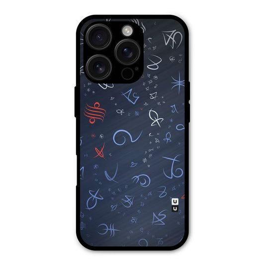 Blue Symbols Shockproof Hybrid Protection (Metal + TPU) Back Case Cover