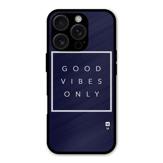 Blue White Vibes Shockproof Hybrid Protection (Metal + TPU) Back Case Cover