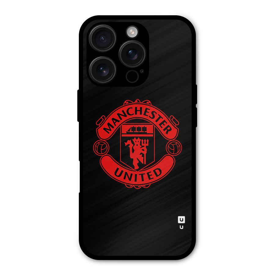 Bold Mancheter United Shockproof Hybrid Protection (Metal + TPU) Back Case Cover