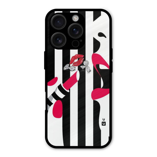 Bold Woman Shockproof Hybrid Protection (Metal + TPU) Back Case Cover