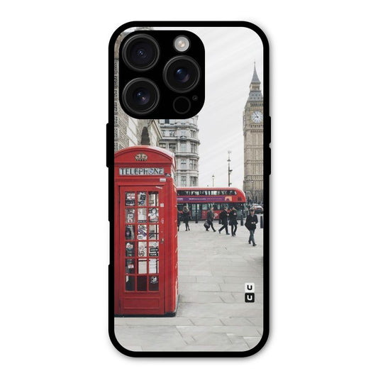 Booth In Red Shockproof Hybrid Protection (Metal + TPU) Back Case Cover