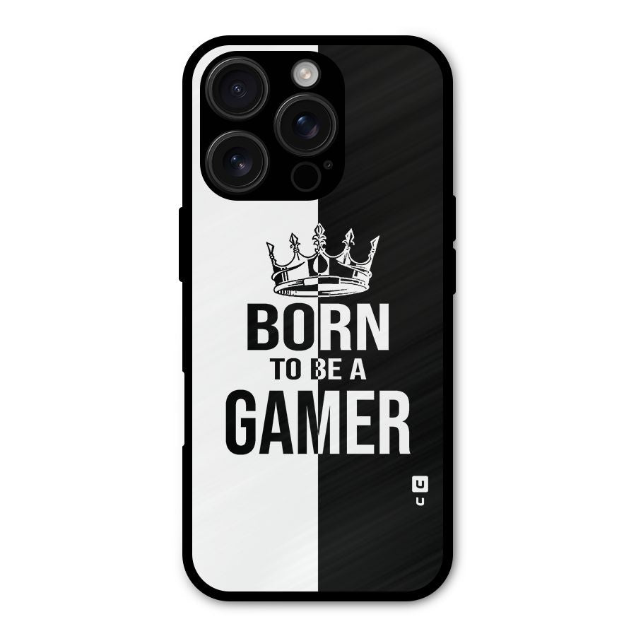 Born To Be Gamer Shockproof Hybrid Protection (Metal + TPU) Back Case Cover