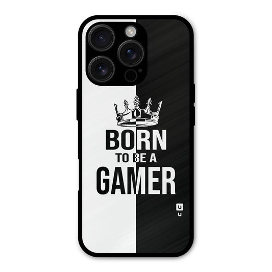 Born To Be Gamer Shockproof Hybrid Protection (Metal + TPU) Back Case Cover