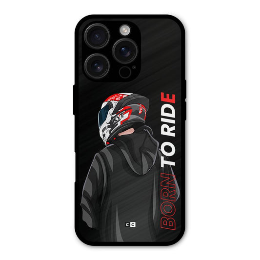 Born To Ride Shockproof Hybrid Protection (Metal + TPU) Back Case Cover