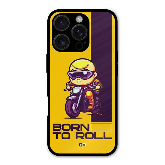 Born To Roll Shockproof Hybrid Protection (Metal + TPU) Back Case Cover