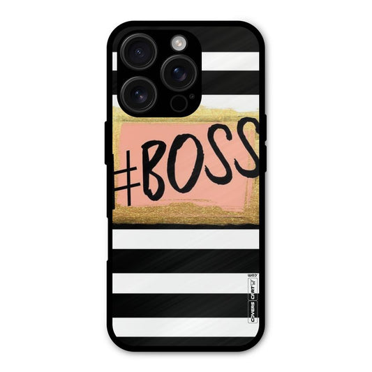 Boss Stripes Shockproof Hybrid Protection (Metal + TPU) Back Case Cover