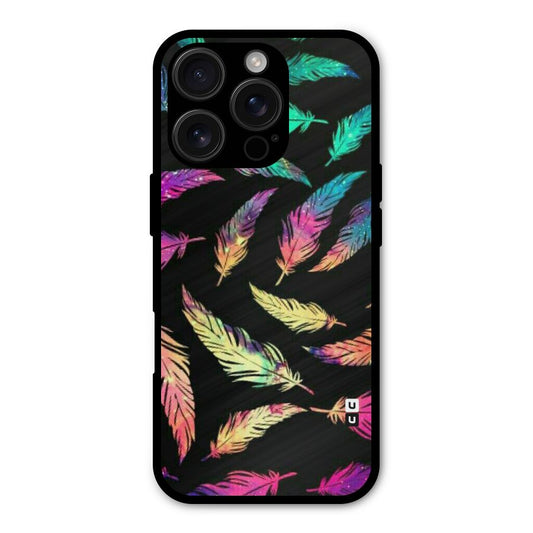 Bright Feathers Shockproof Hybrid Protection (Metal + TPU) Back Case Cover
