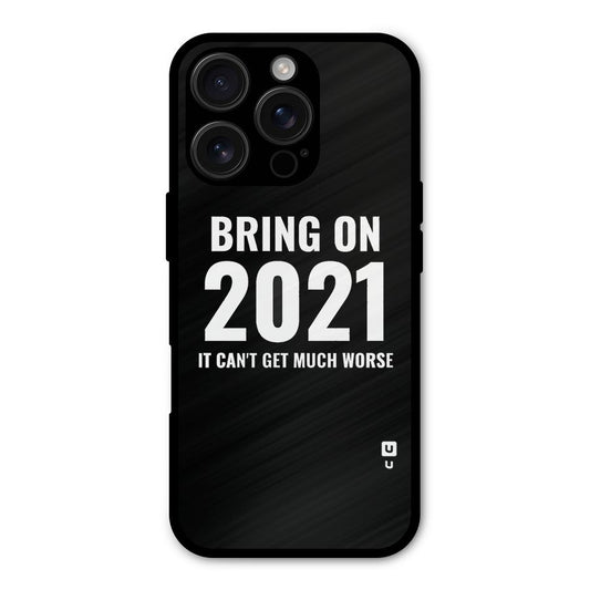 Bring On 2021 Shockproof Hybrid Protection (Metal + TPU) Back Case Cover