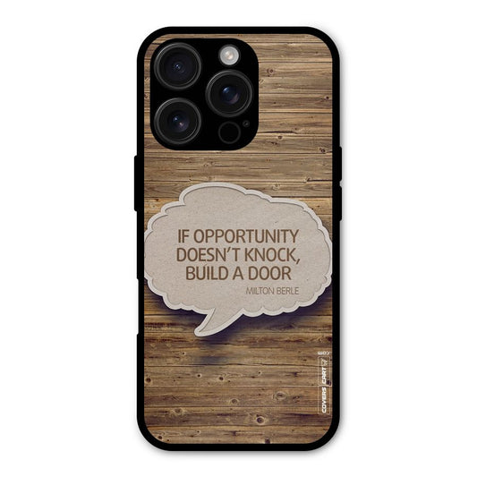 Build Your Door Shockproof Hybrid Protection (Metal + TPU) Back Case Cover