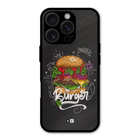 Burger Lover Shockproof Hybrid Protection (Metal + TPU) Back Case Cover