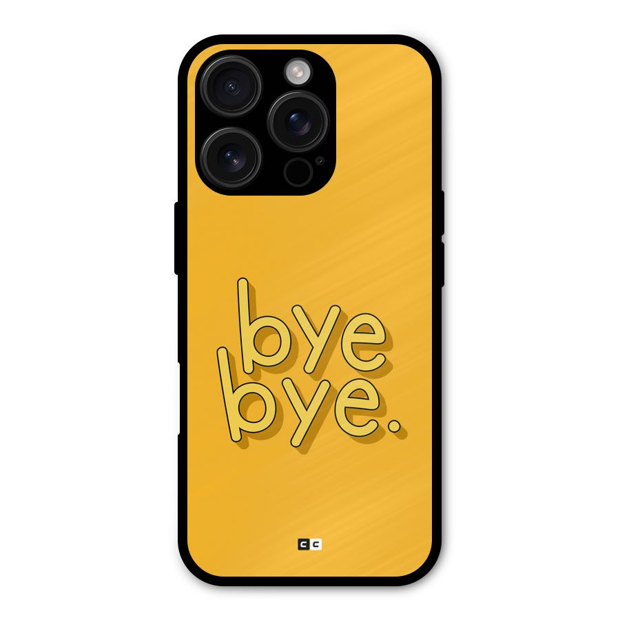 Bye Bye Shockproof Hybrid Protection (Metal + TPU) Back Case Cover