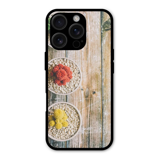 Cacti Decor Shockproof Hybrid Protection (Metal + TPU) Back Case Cover