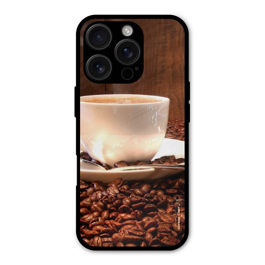 Caffeine Beans Shockproof Hybrid Protection (Metal + TPU) Back Case Cover