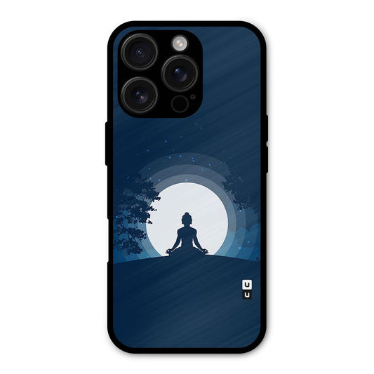 Calm Meditation Shockproof Hybrid Protection (Metal + TPU) Back Case Cover
