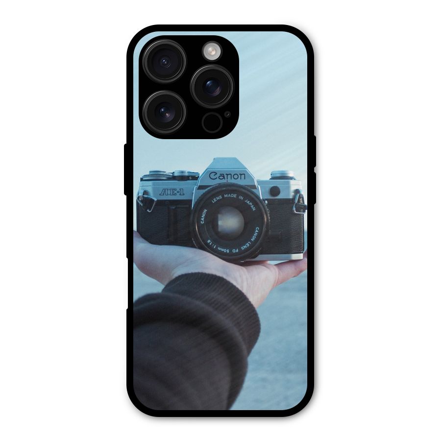Camera in Hand Shockproof Hybrid Protection (Metal + TPU) Back Case Cover