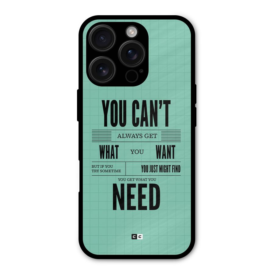 Cant Always Get Shockproof Hybrid Protection (Metal + TPU) Back Case Cover