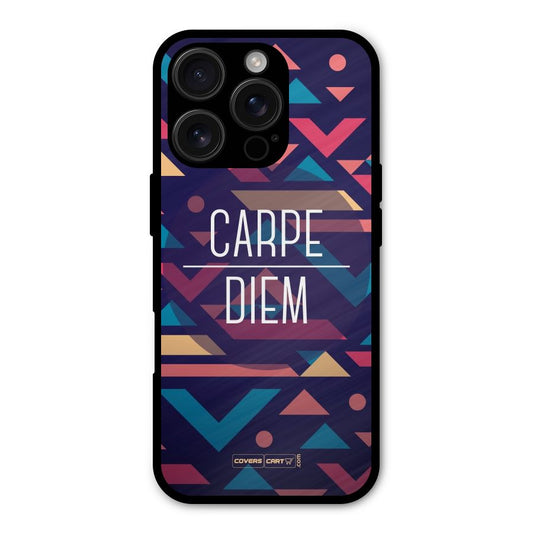 Carpe Diem Shockproof Hybrid Protection (Metal + TPU) Back Case Cover